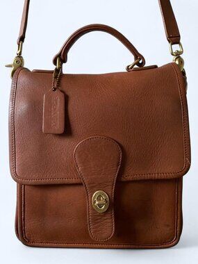 Vintage Coach Station Bag No. 5130 British Tan